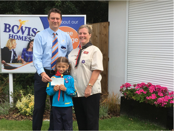 Bovis Homes helps Ipswich Beaver Scouts with new equipment.